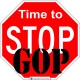 Time to Stop GOP Sign